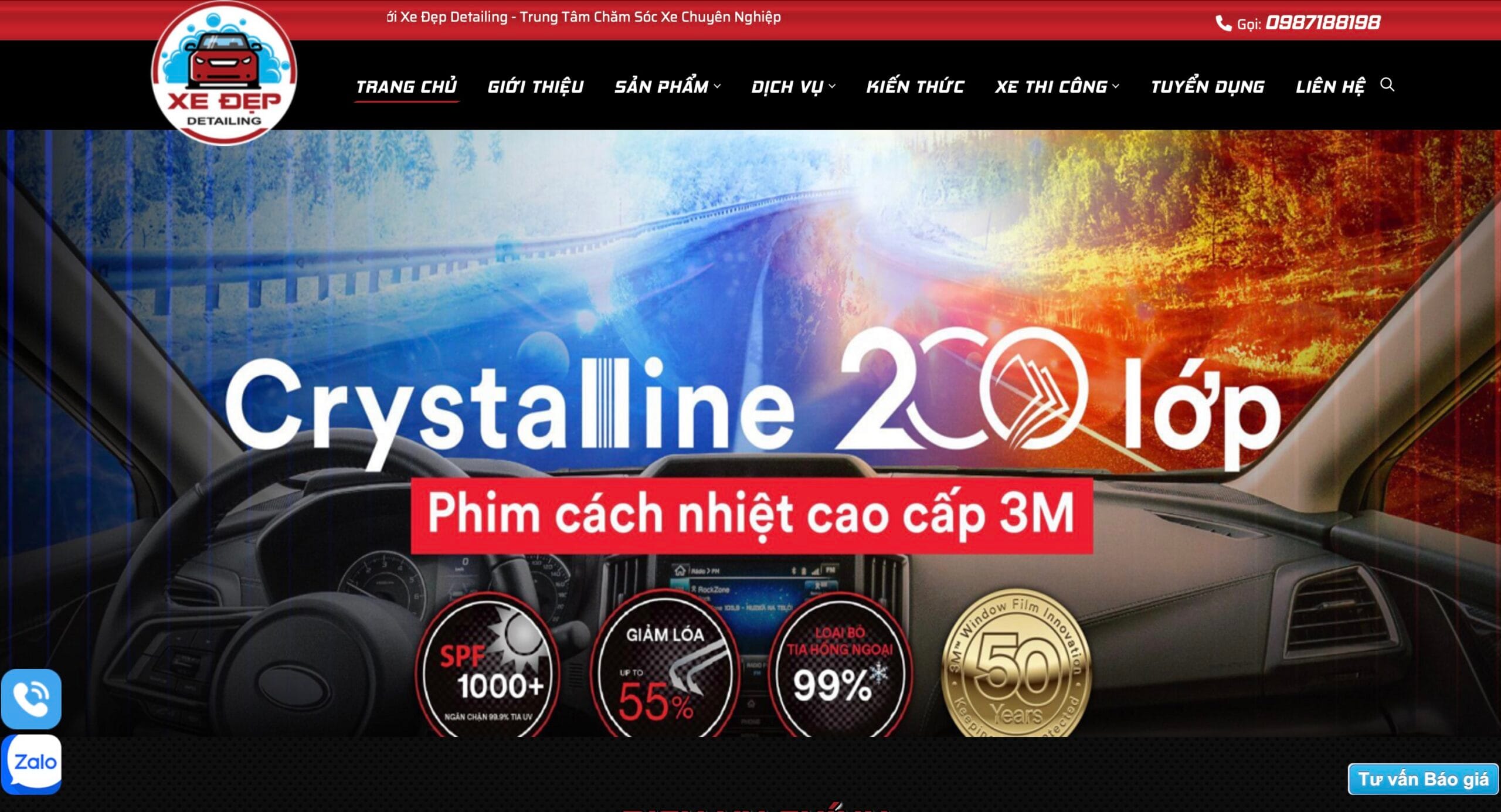 dịch vụ SEO xedepdetailing.vn