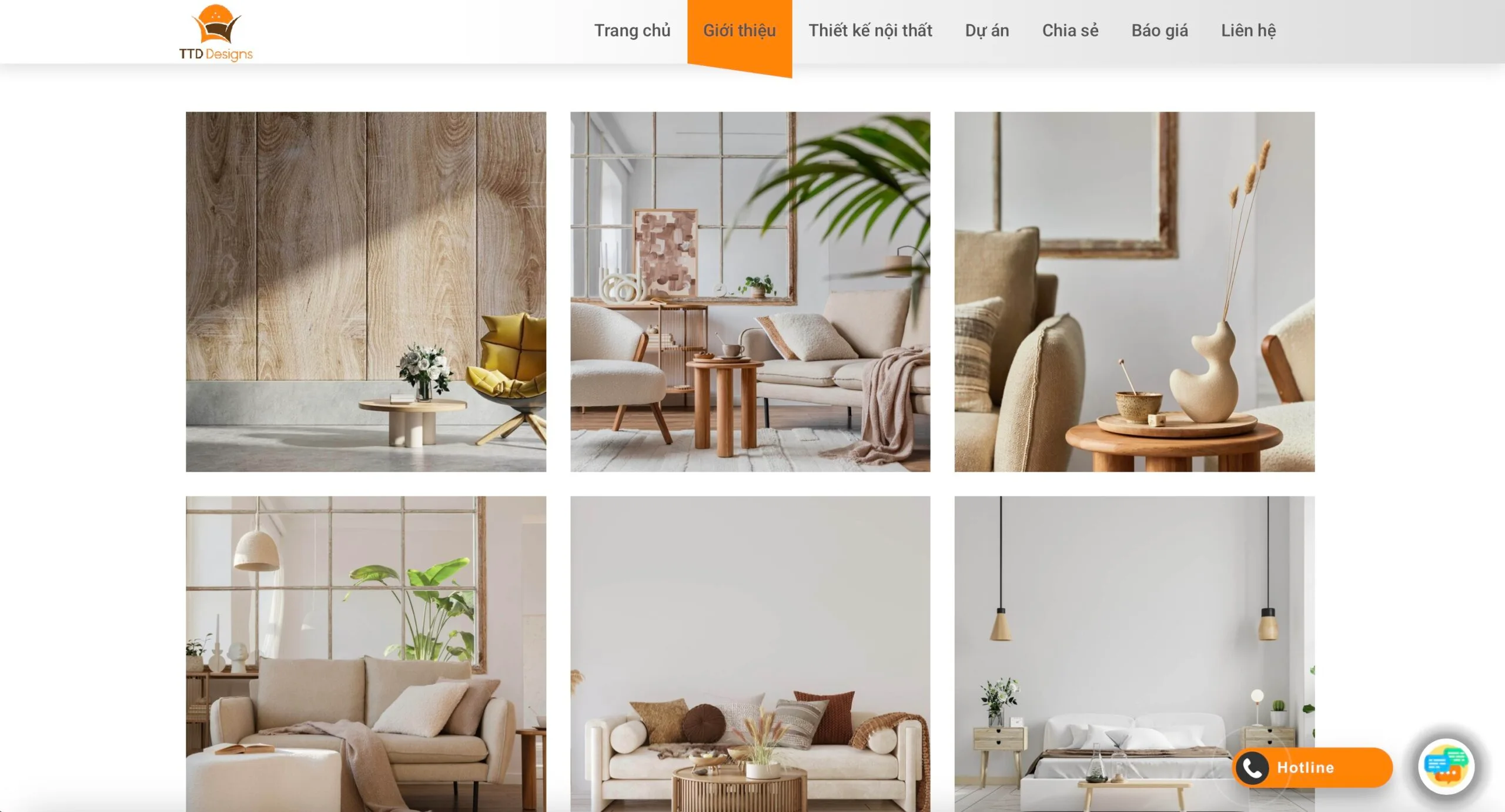Gallery hình ảnh đơn giản nhưng ấn tượng