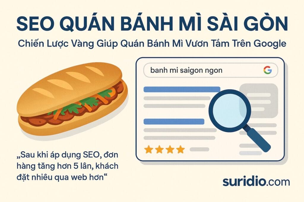 SEO Quán Bánh Mì Sài Gòn: Chiến Lược Vàng Giúp Quán Bánh Mì Vươn Tầm Trên Google