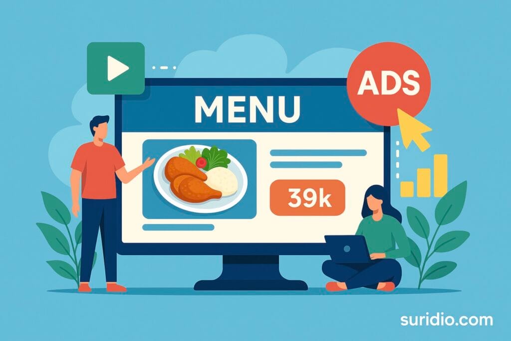 Chạy Quảng Cáo Menu Quán Ăn - Cách Thu Hút Khách Hàng Đúng Lúc, Đúng Món